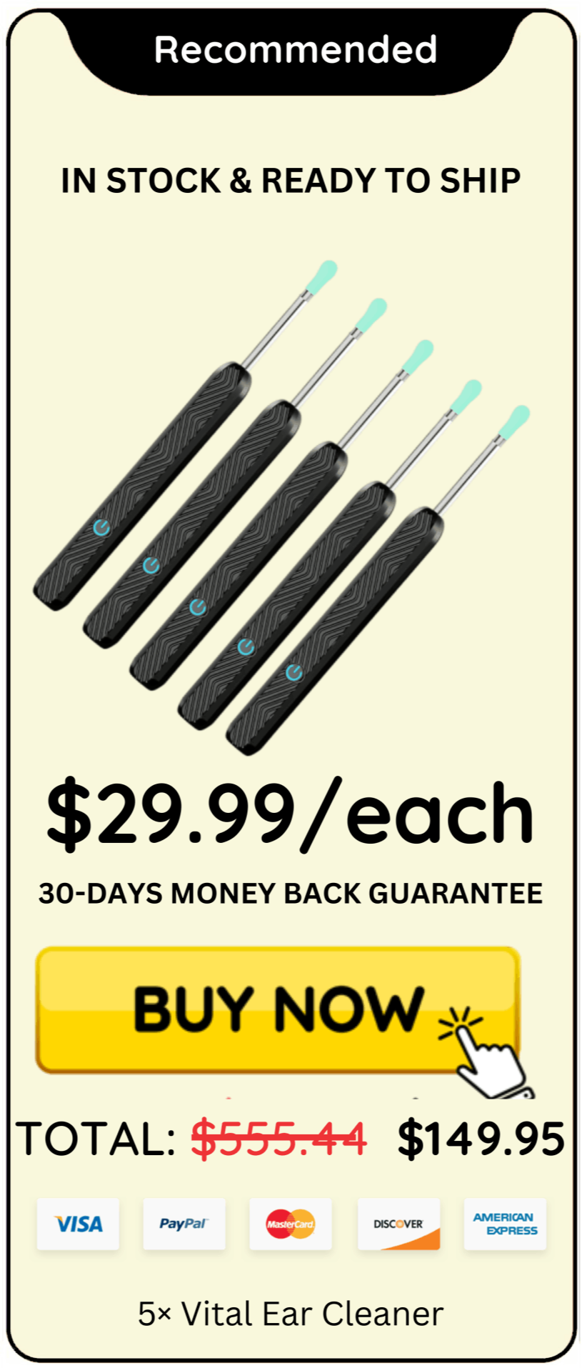 Vital Ear Cleaner offer price 